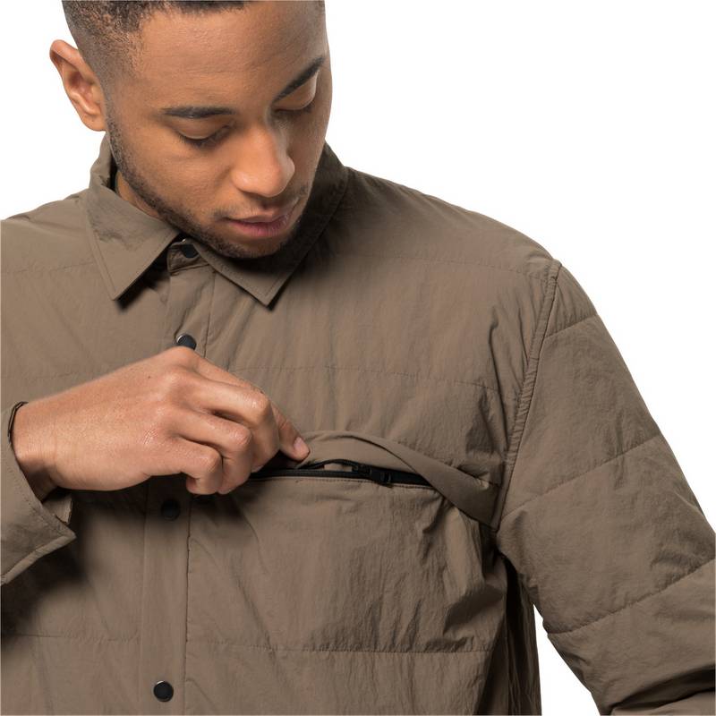 Jack Wolfskin PERGAMON PADDED SHIRT M Funktionsjacke Herren