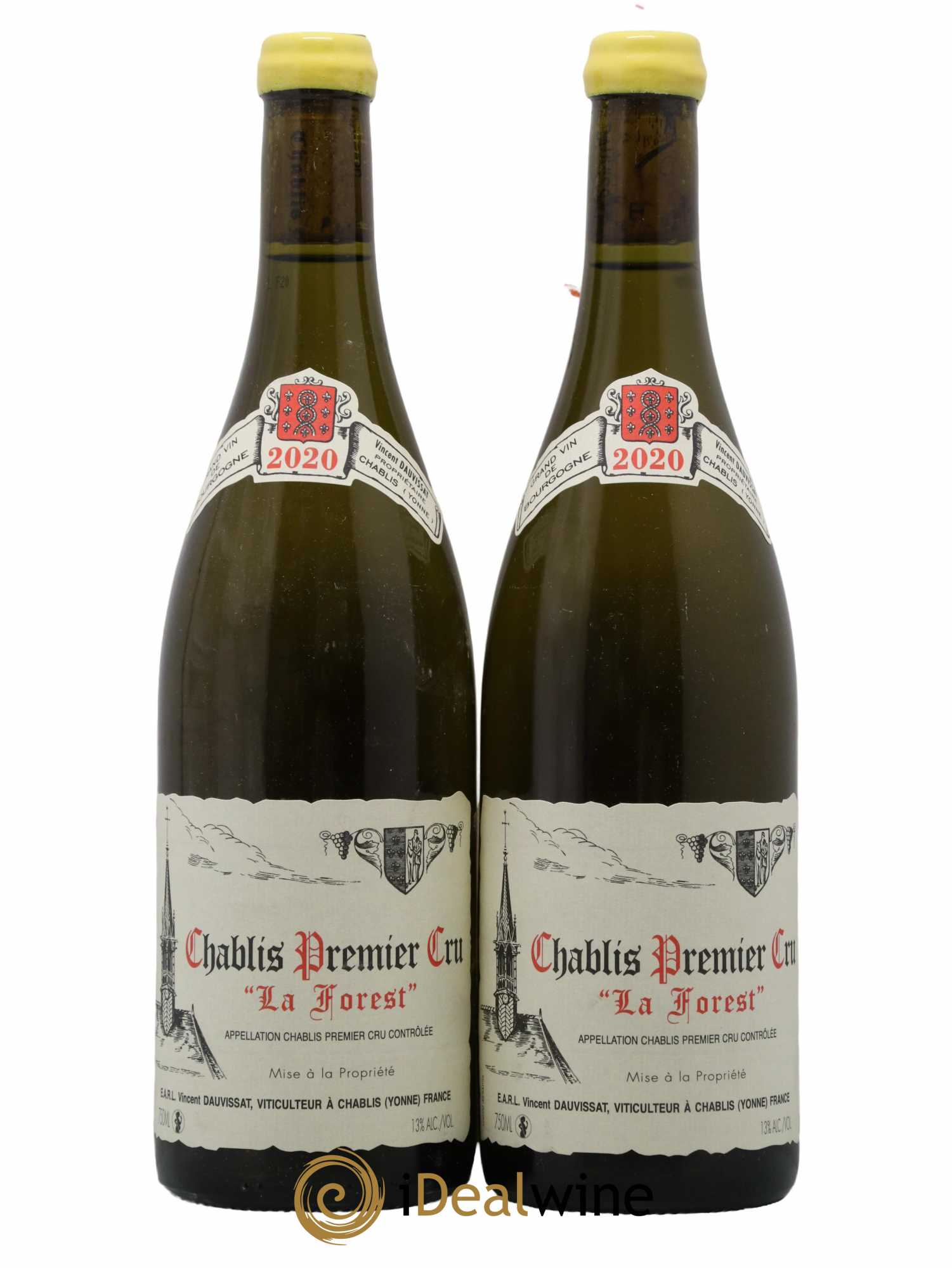 Chablis 1er Cru La Forest Vincent Dauvissat (Domaine)  2020 - Lot de 2 Bouteilles