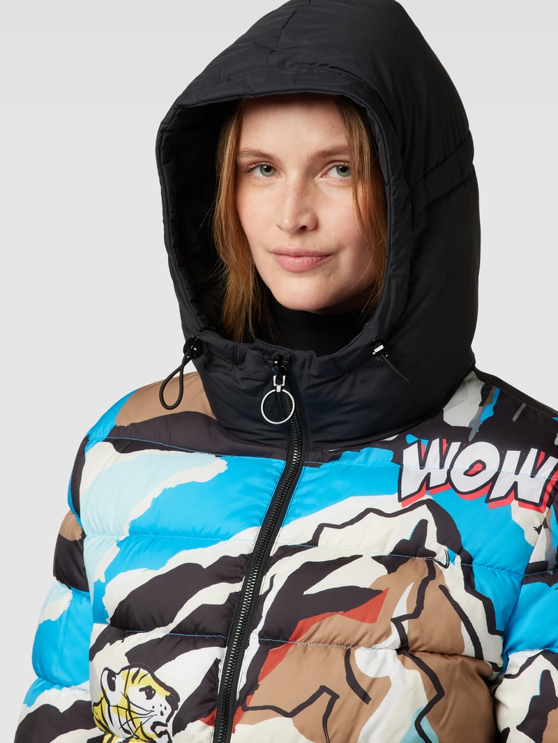 Wendejacke mit Zweiwege-Reißverschluss in petrol