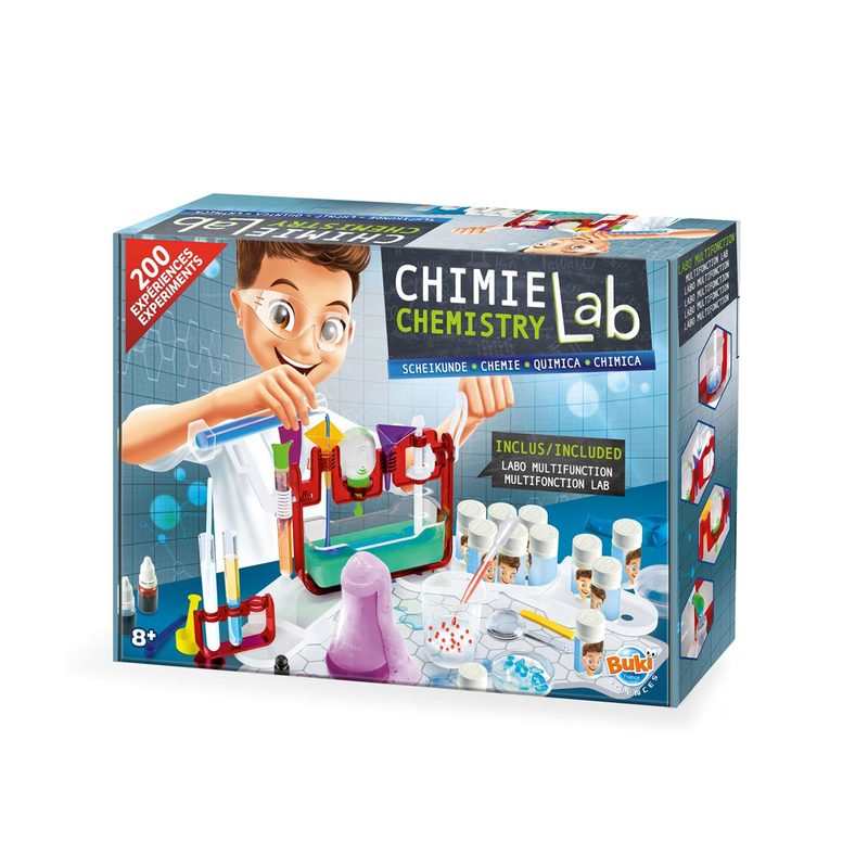 Maxi coffret 200 expériences de chimie Buki