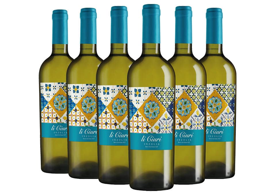 Terre Siciliane Inzolia IGT 2022 Li Ciuri 6 bouteilles de 0,75 ℓ
