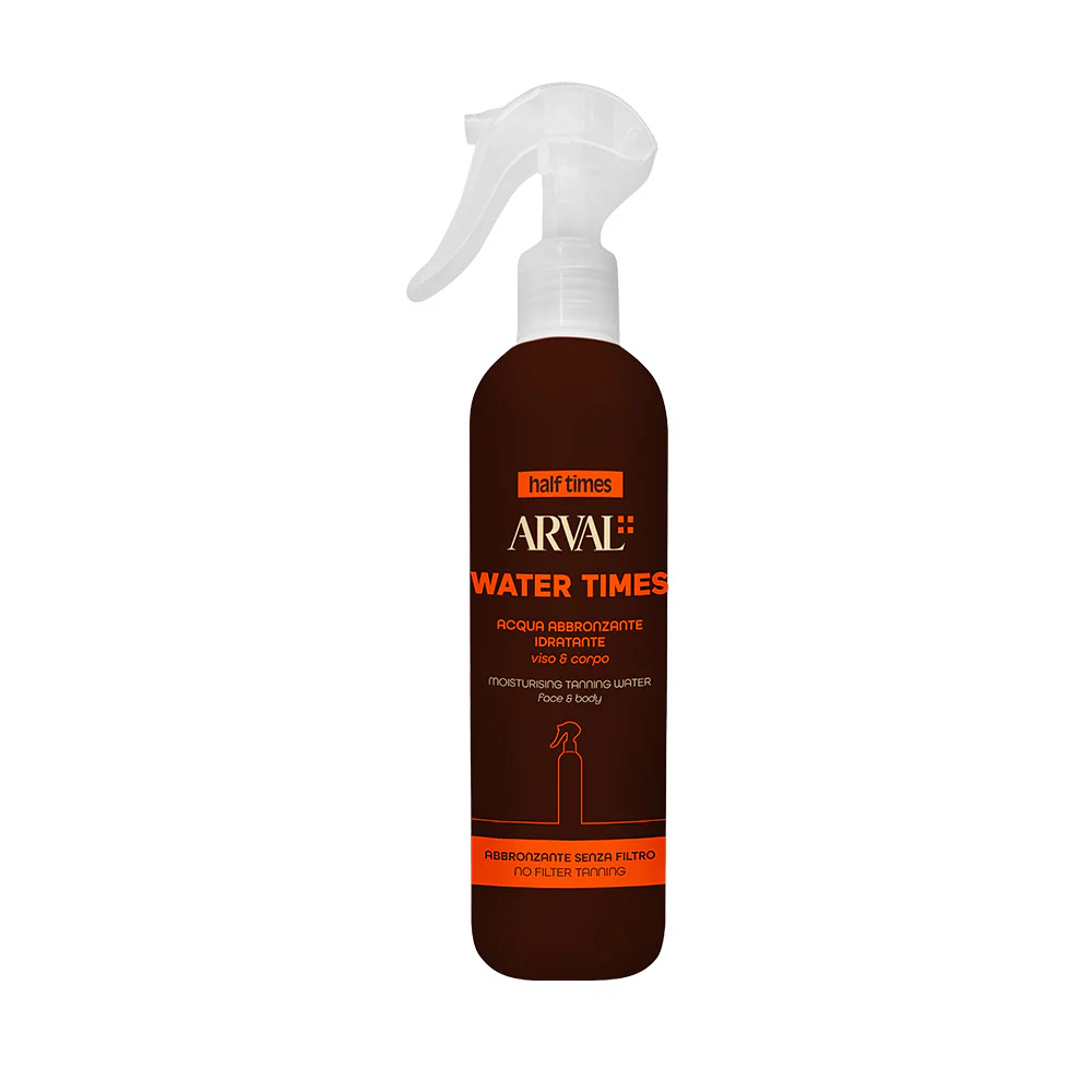 Half Times Water Times - Acqua Abbronzante Idratante - Spray solare no protezione, Solare viso no protezione