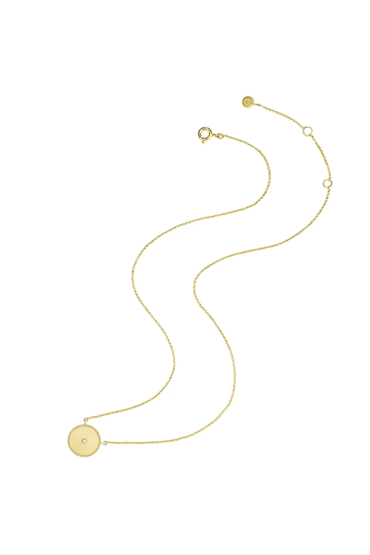 Glanzstücke München  Silberhalskette Kette mit Anhänger Sterling Silber gelbgold Opal (synth.)
