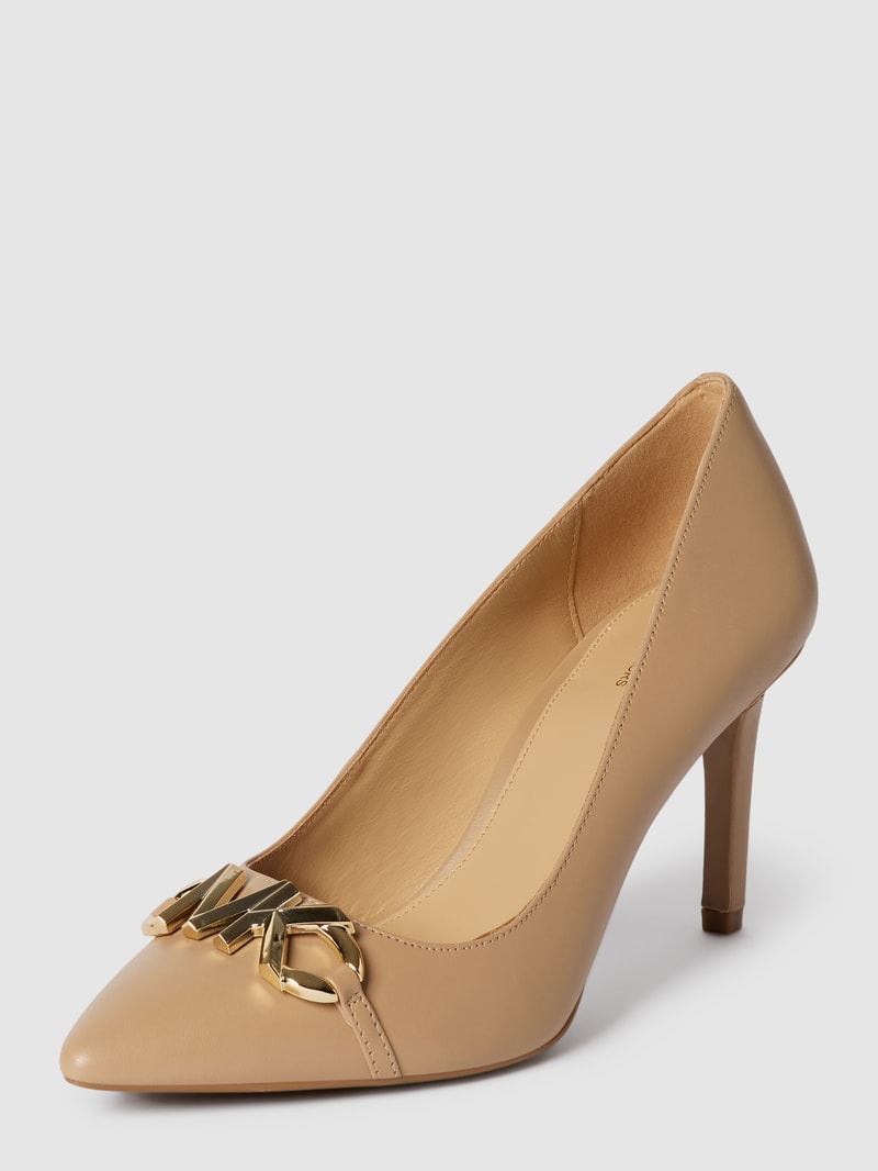 Pumps mit Label-Detail in metallic Modell 'IZZY FLEX PUMP' in camel