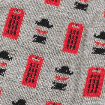 Patrick & Fabienne grey socks