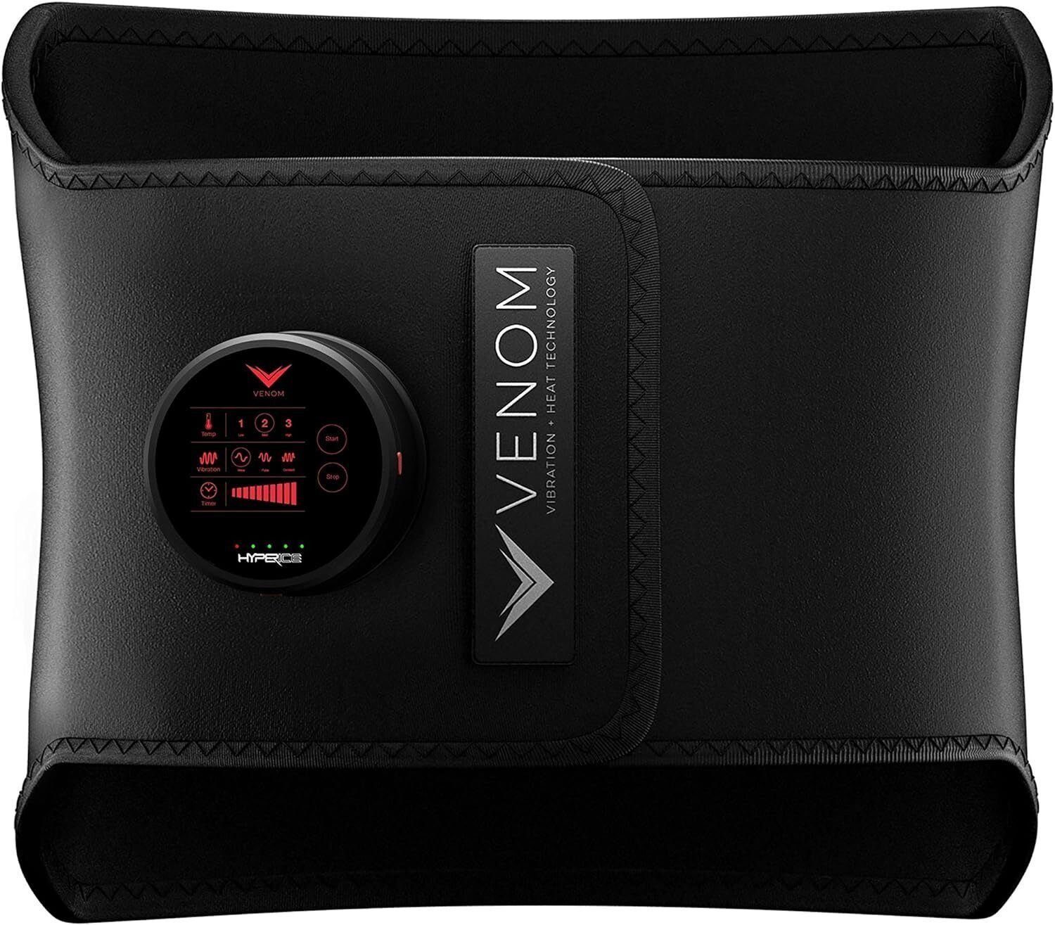 HYPERICE Bandmassagegerät Venom Rücken Massageauflagen Wärme-Vibrationsgerät Massagegerät, Bis zu 3 Stunden,Digitaler Touchscreen,3 Stufen der Vibrationsfrequenz