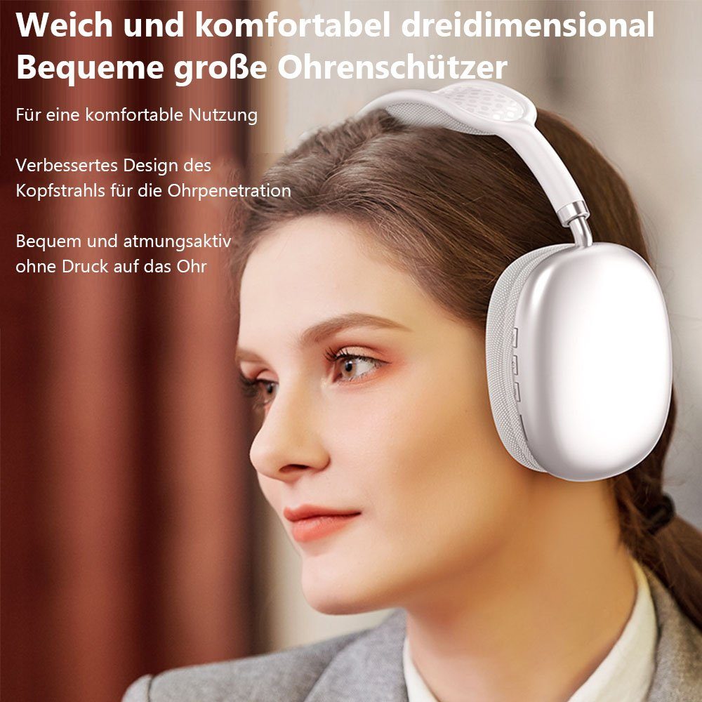 MOUTEN 1 Stück kabelloser Bluetooth-Kopfhörer mit Mikrofon Wireless-Headset