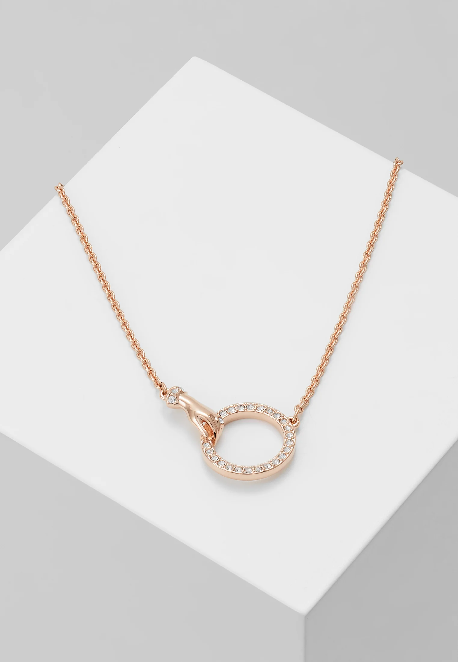 Collar con símbolo de Swarovski y mano - Collar