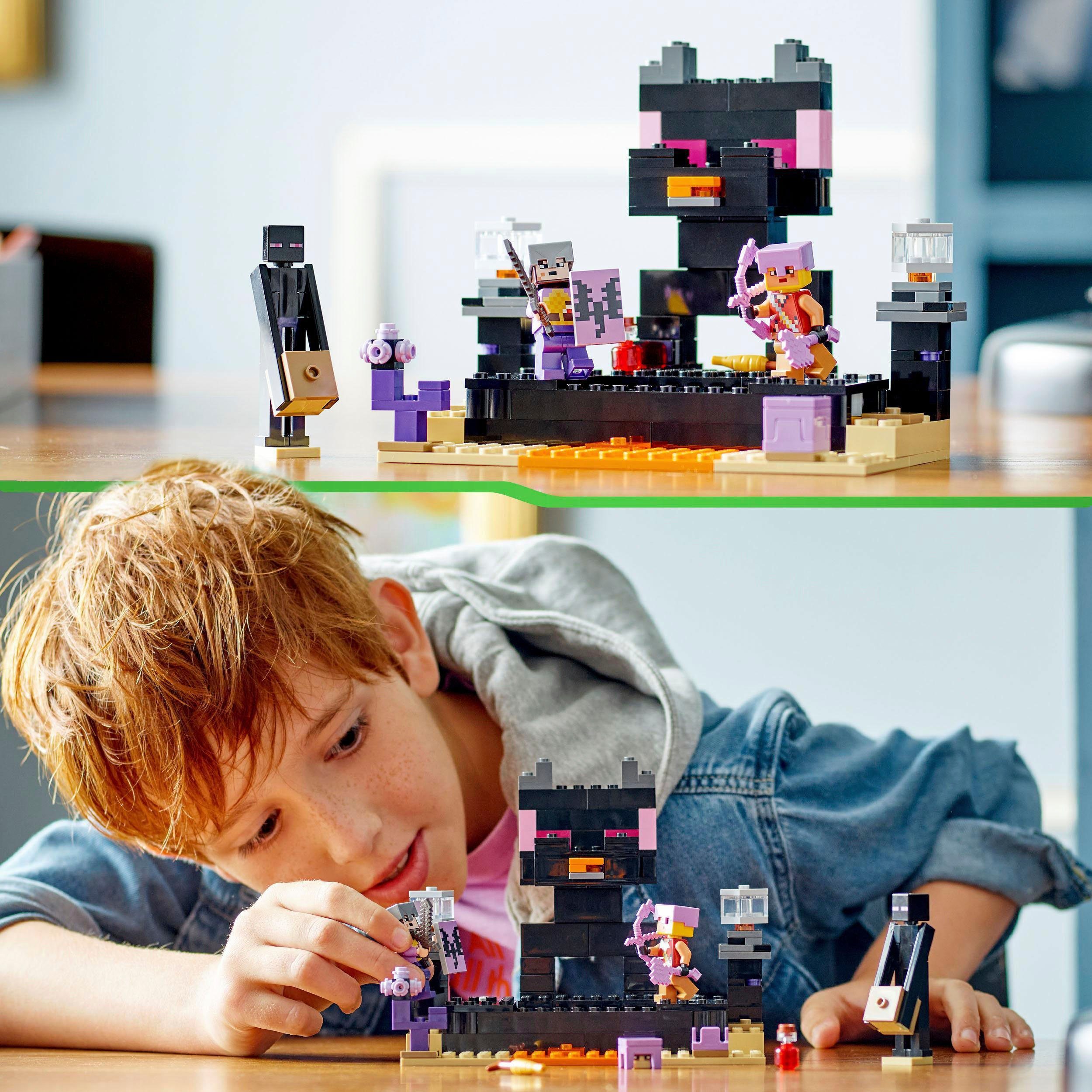 LEGO® Konstruktionsspielsteine Die End-Arena (21242), LEGO® Minecraft, (252 St), Made in Europe