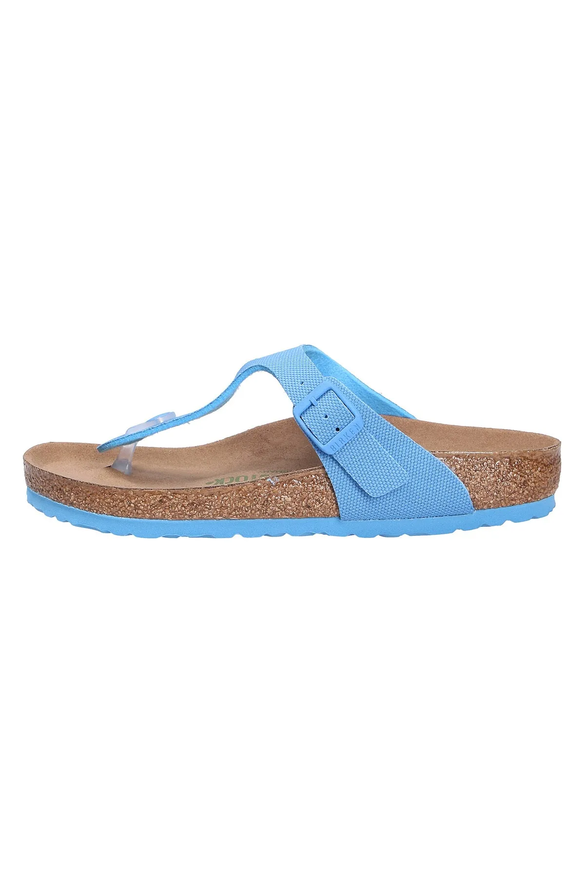 Birkenstock  Pantolette - Blau - Flacher Absatz