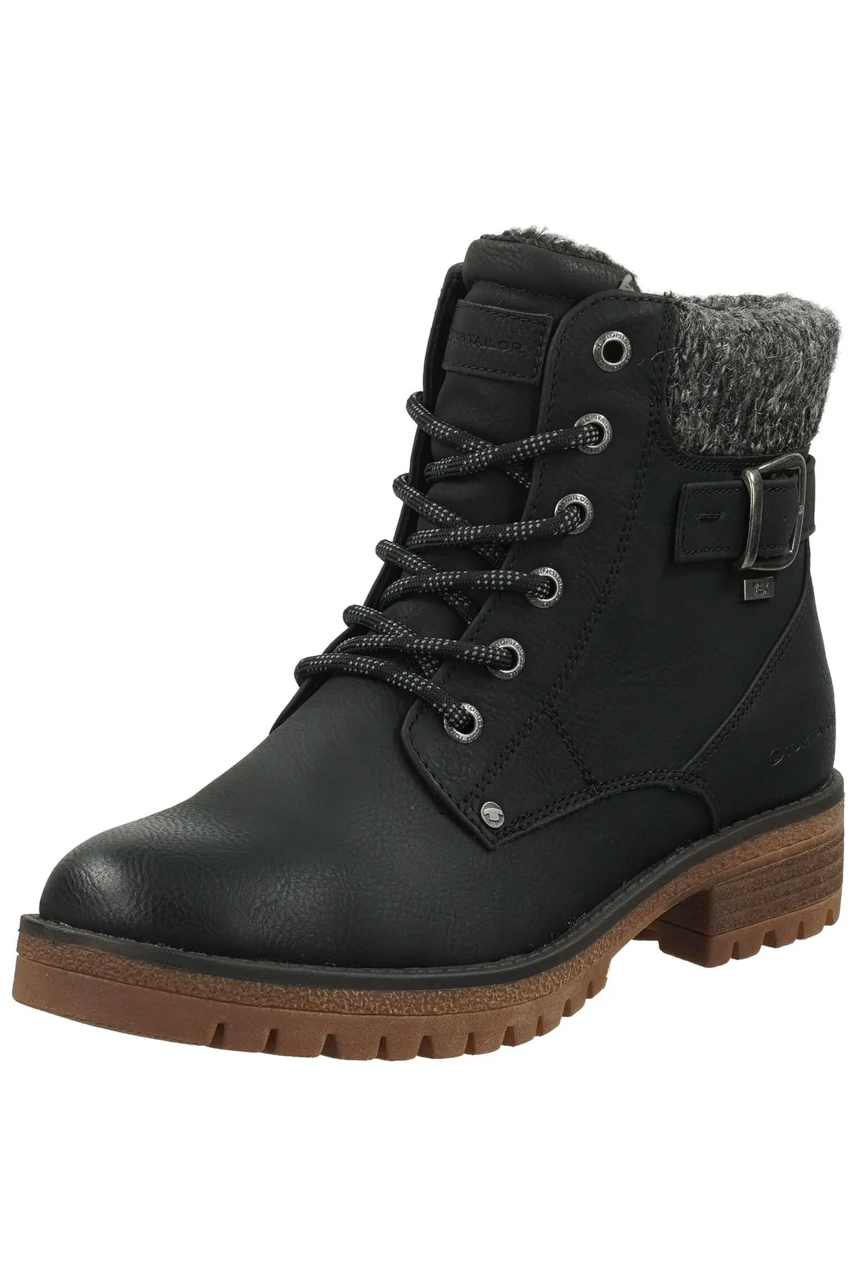 Tom Tailor  Stiefelette - Schwarz - Blockabsatz