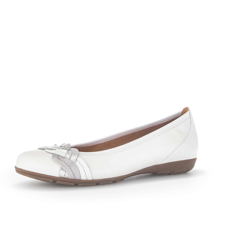 Gabor fashion Sportliche Ballerina weiß