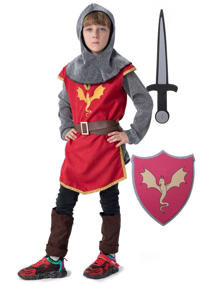Corimori Kostüm „Ritter“ in Rot günstig kaufen