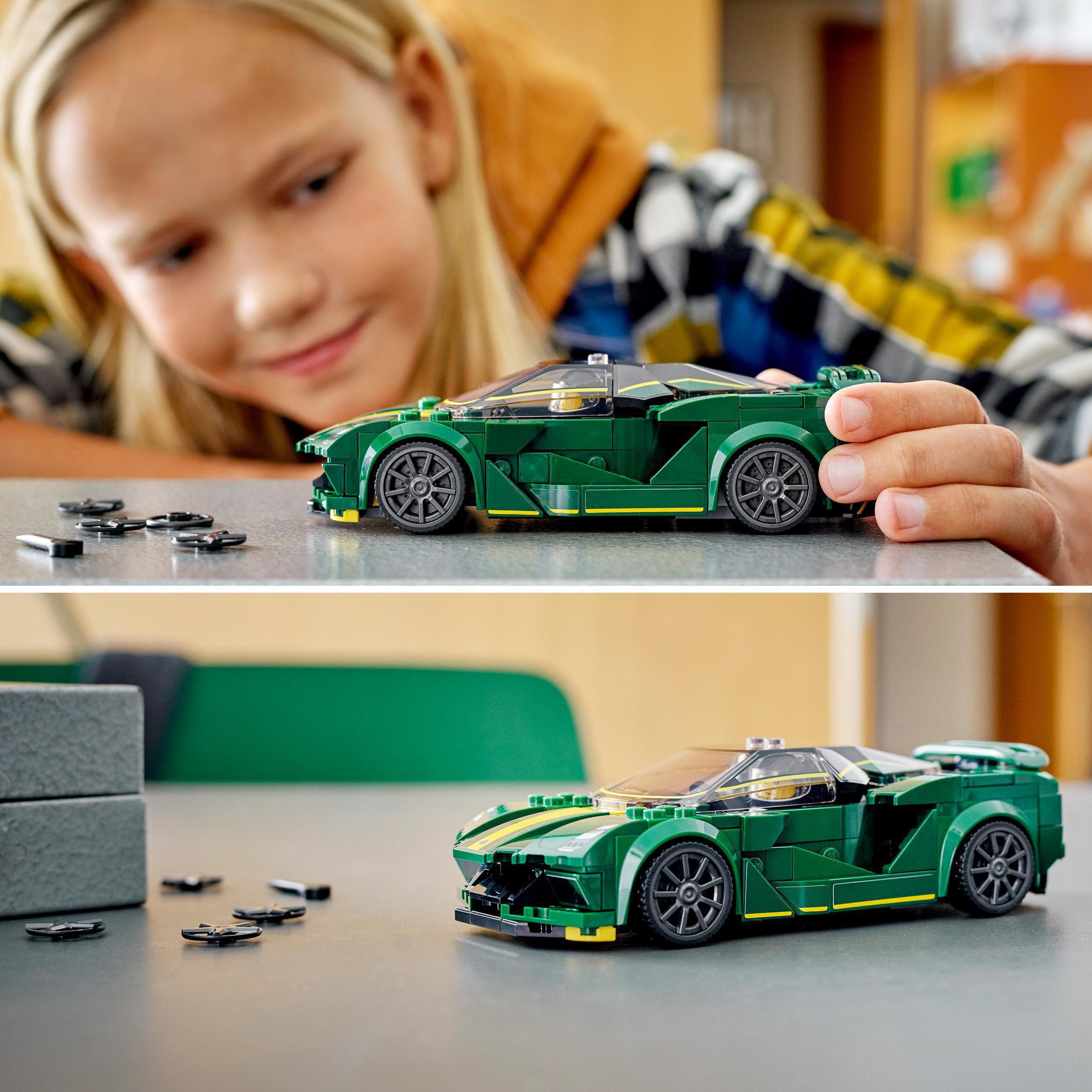 LEGO® Konstruktionsspielsteine Lotus Evija (76907), LEGO® Speed Champions, (247 St), Made in Europe