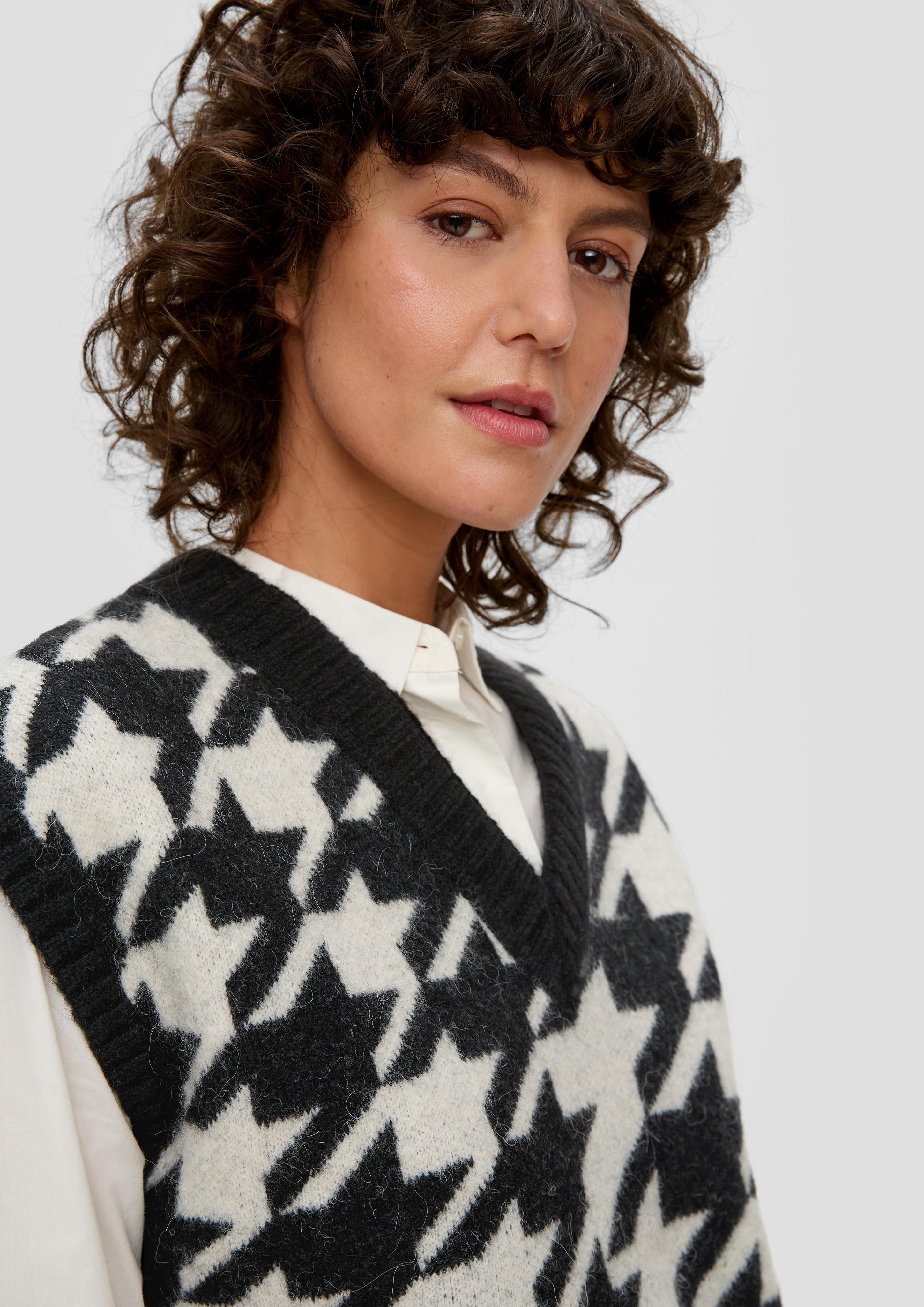 Strickpullunder aus Wollmix  2137756-99R6