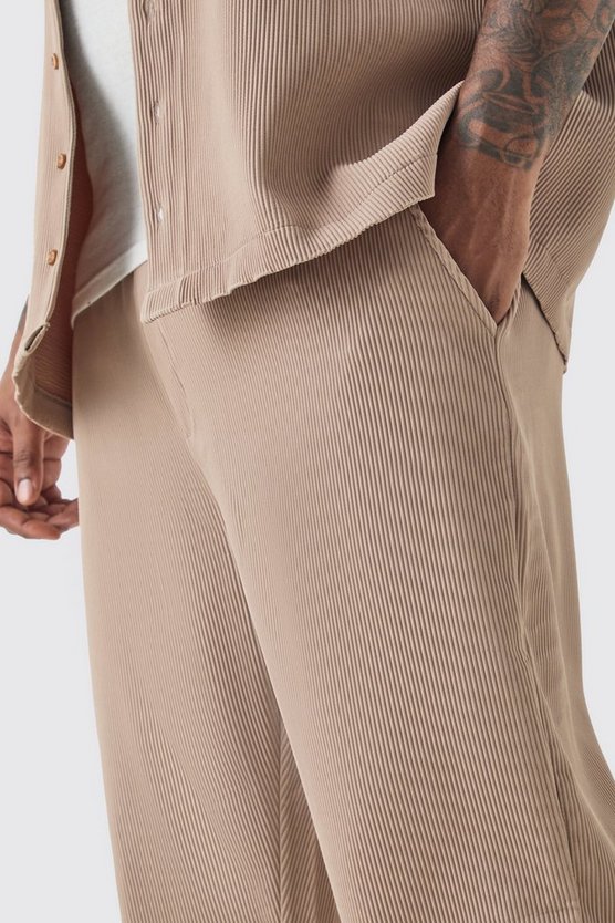 Plus Slim-Fit Schlaghose mit elastischem Bund