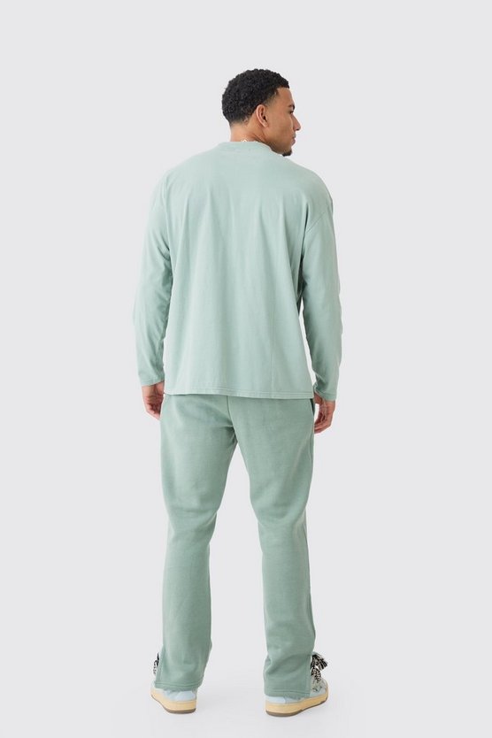 Jogginghose mit geteiltem Saum