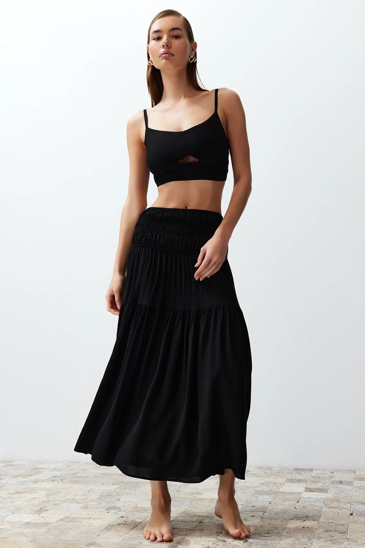 Trendyol Collection  Zweiteiler - Schwarz - Regular Fit