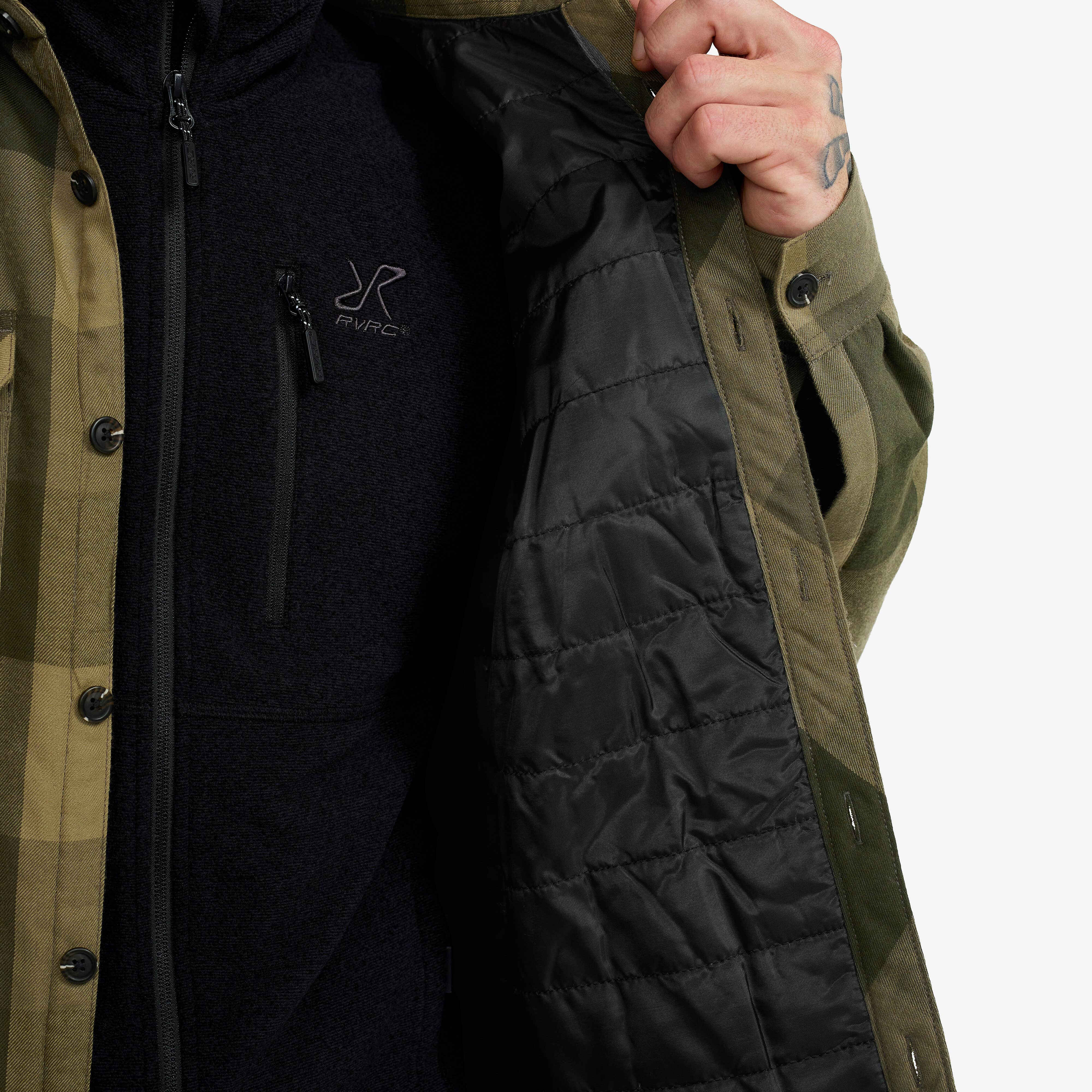 Insulated Shirt Homme Forest Night