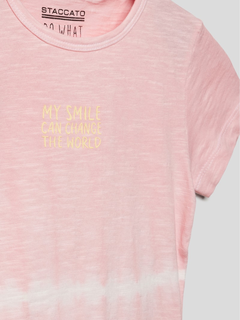 T-Shirt aus Baumwolle in rosa
