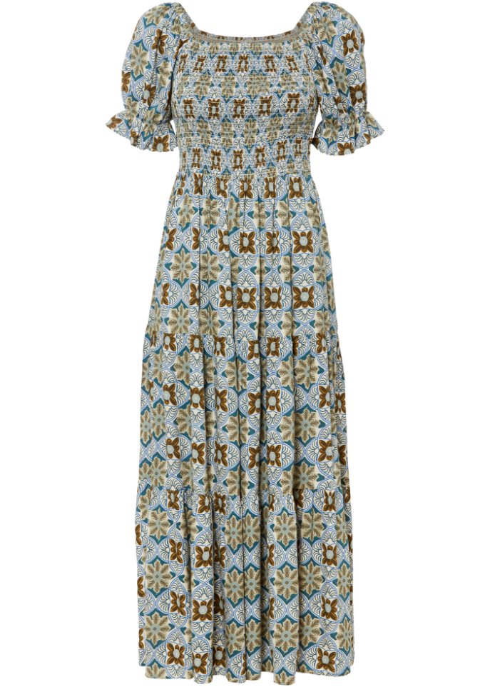 Maxikleid mit Smock