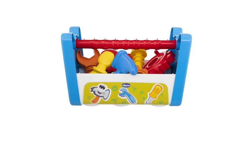 Chicco - 2 in 1 Werkbank mit Werkzeugen, 1 Stück, sortiert