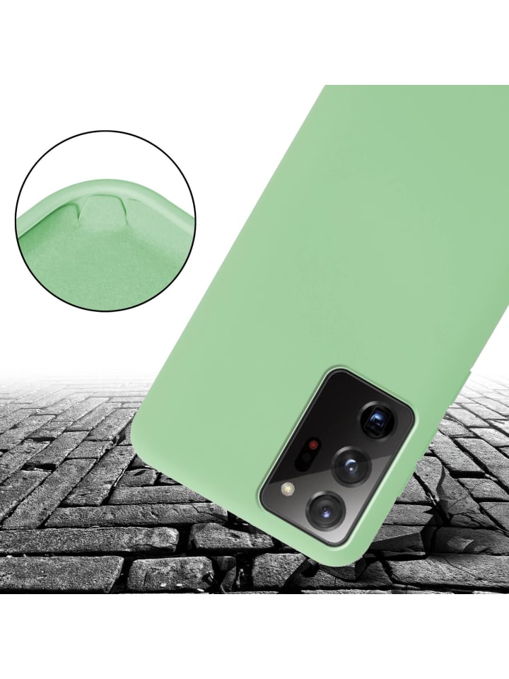 cadorabo Handykette für Samsung Galaxy NOTE 20 PLUS Hülle in LIQUID HELL GRÜN günstig kaufen onesize