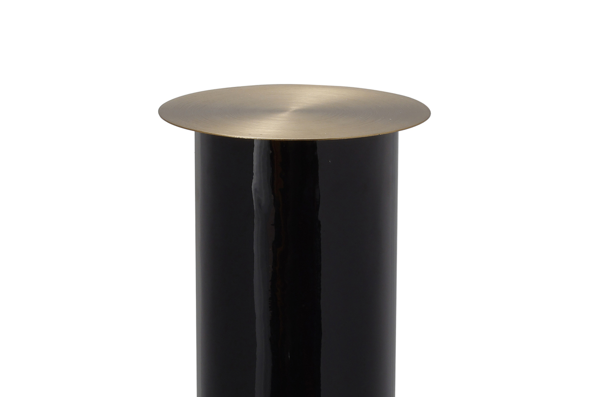 Kayoom Bodenkerzenständer Art Deco 195 Schwarz / Gold