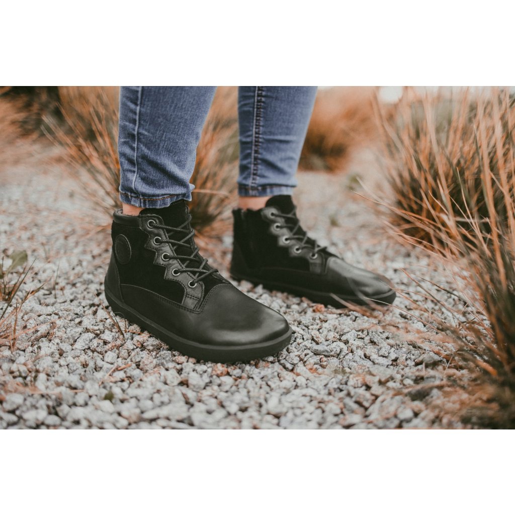 Be Lenka Olympus All Black Barfußschue