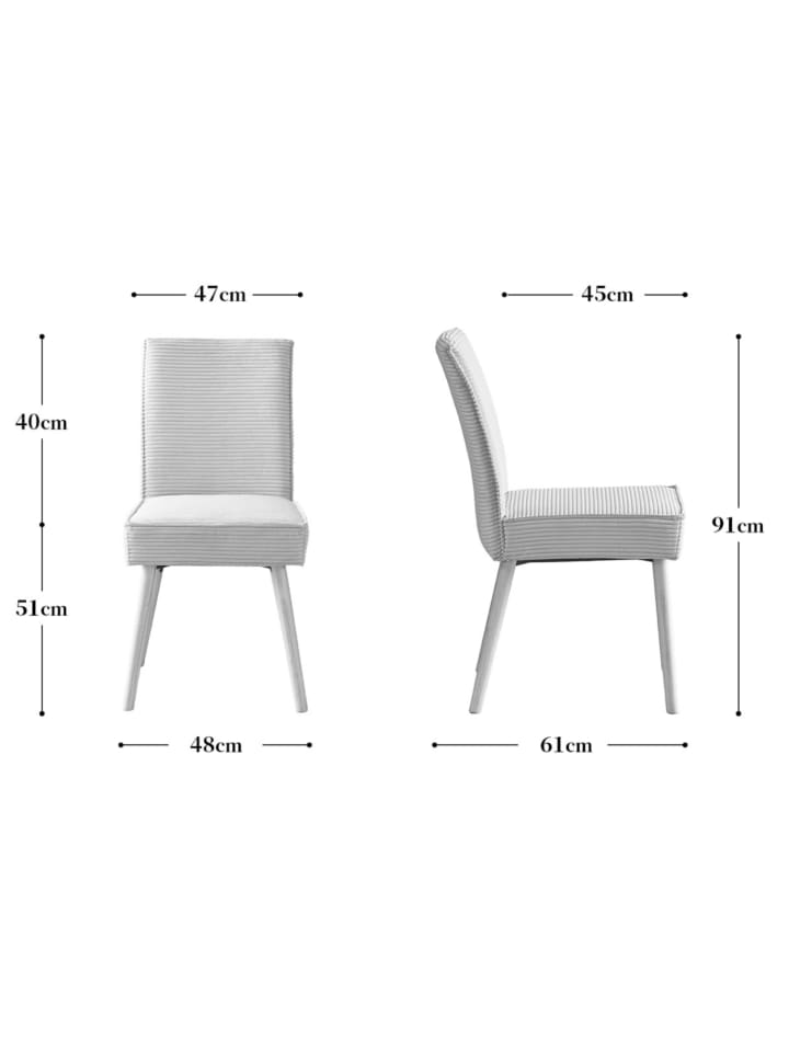 B&D Home 3-tlg. Set: Sitzgruppe Paulo in Anthrazit günstig kaufen onesize