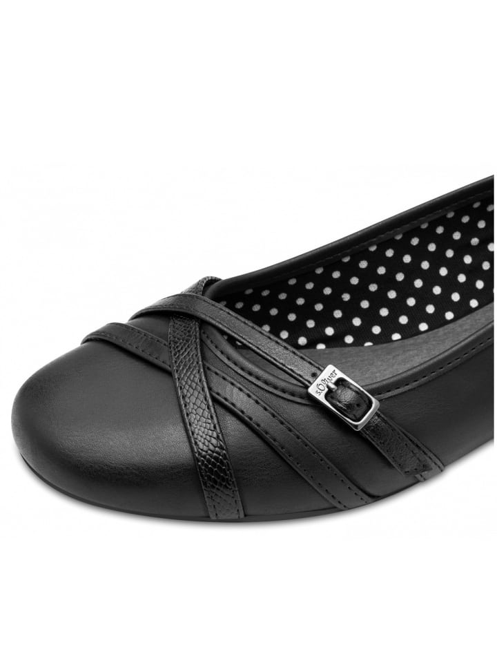 s.Oliver Ballerina S.Oliver in Schwarz günstig kaufen 37