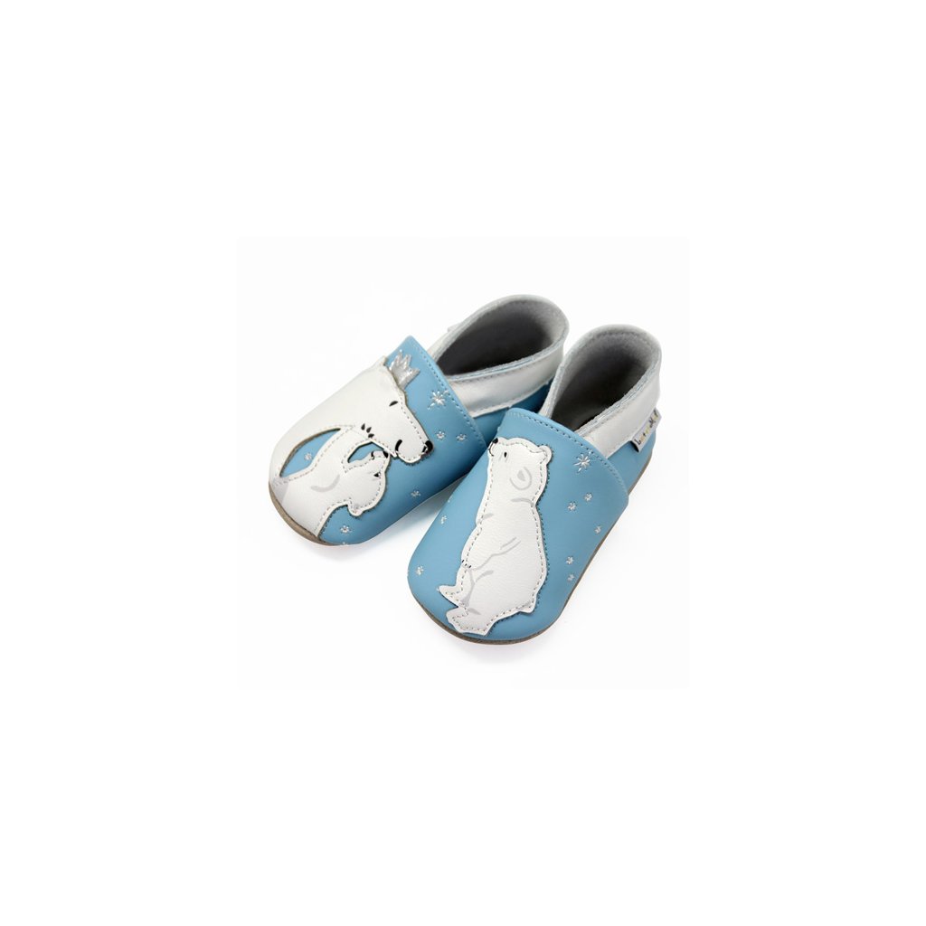 Lait et Miel Calin d'ours Krabbelschuhe mit Eisbär