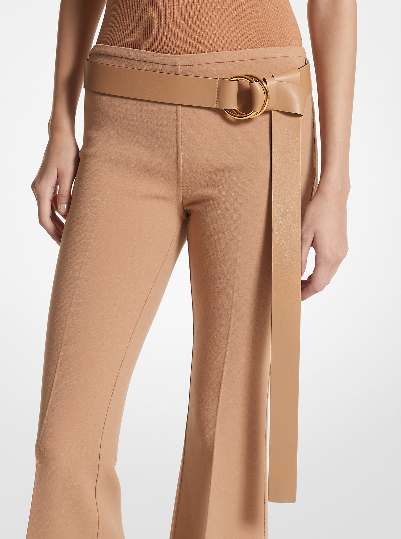 Jackie Leather Belt - SUNTAN