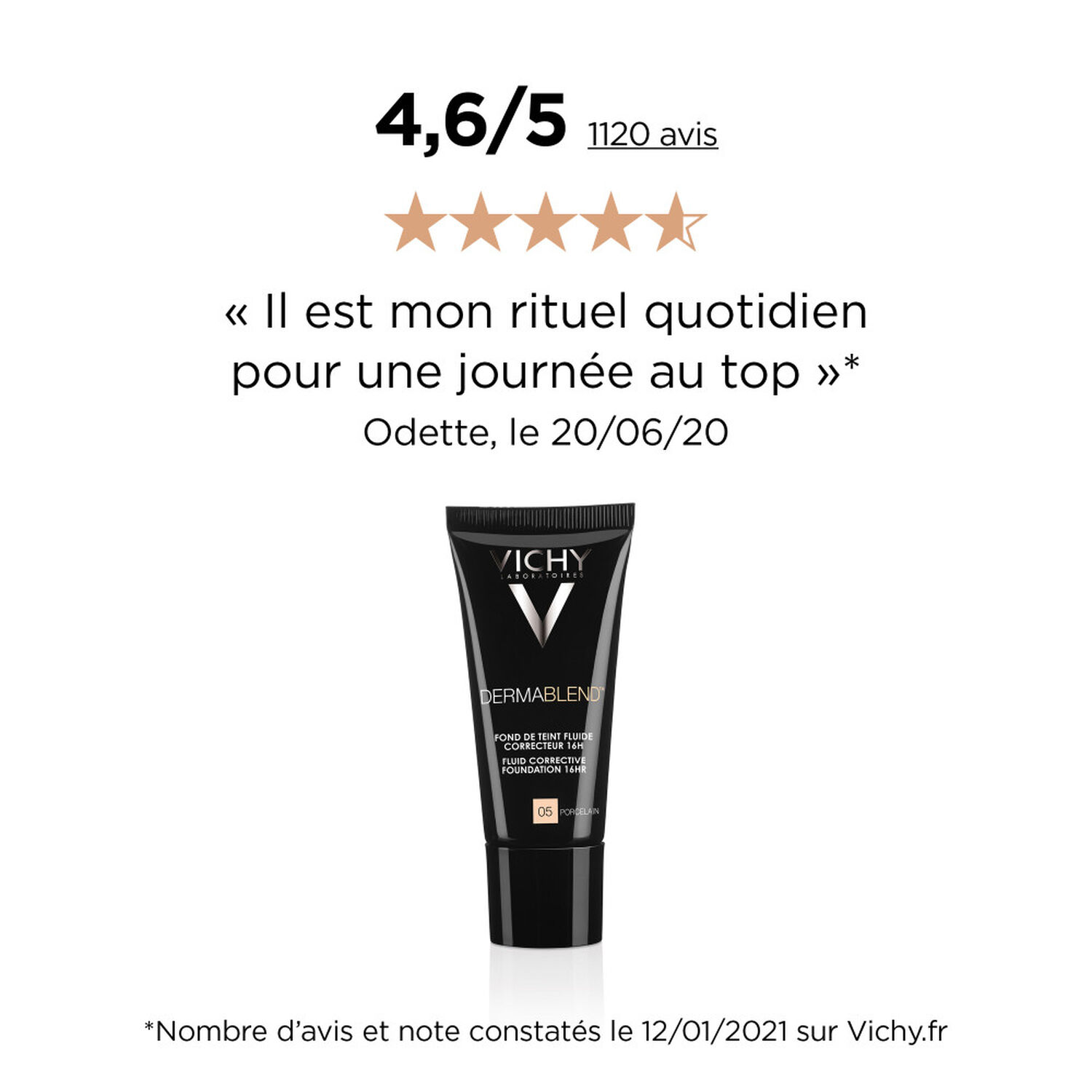 Vichy Dermablend Fond de Teint Correcteur 16H - 30 ml