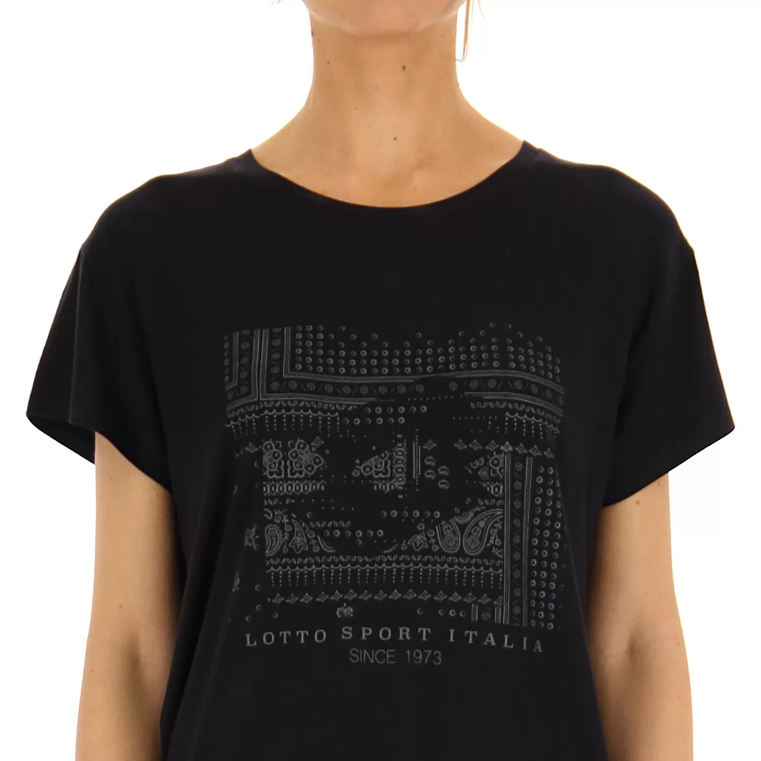 T-SHIRT INDIE W HELT SVART