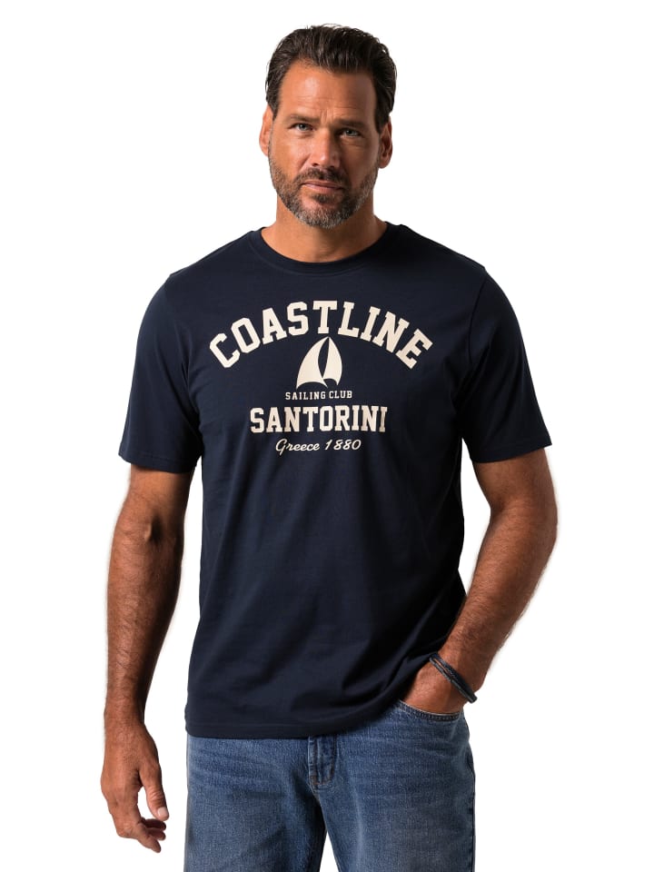 JP1880 Kurzarm T-Shirt in navy blau günstig kaufen