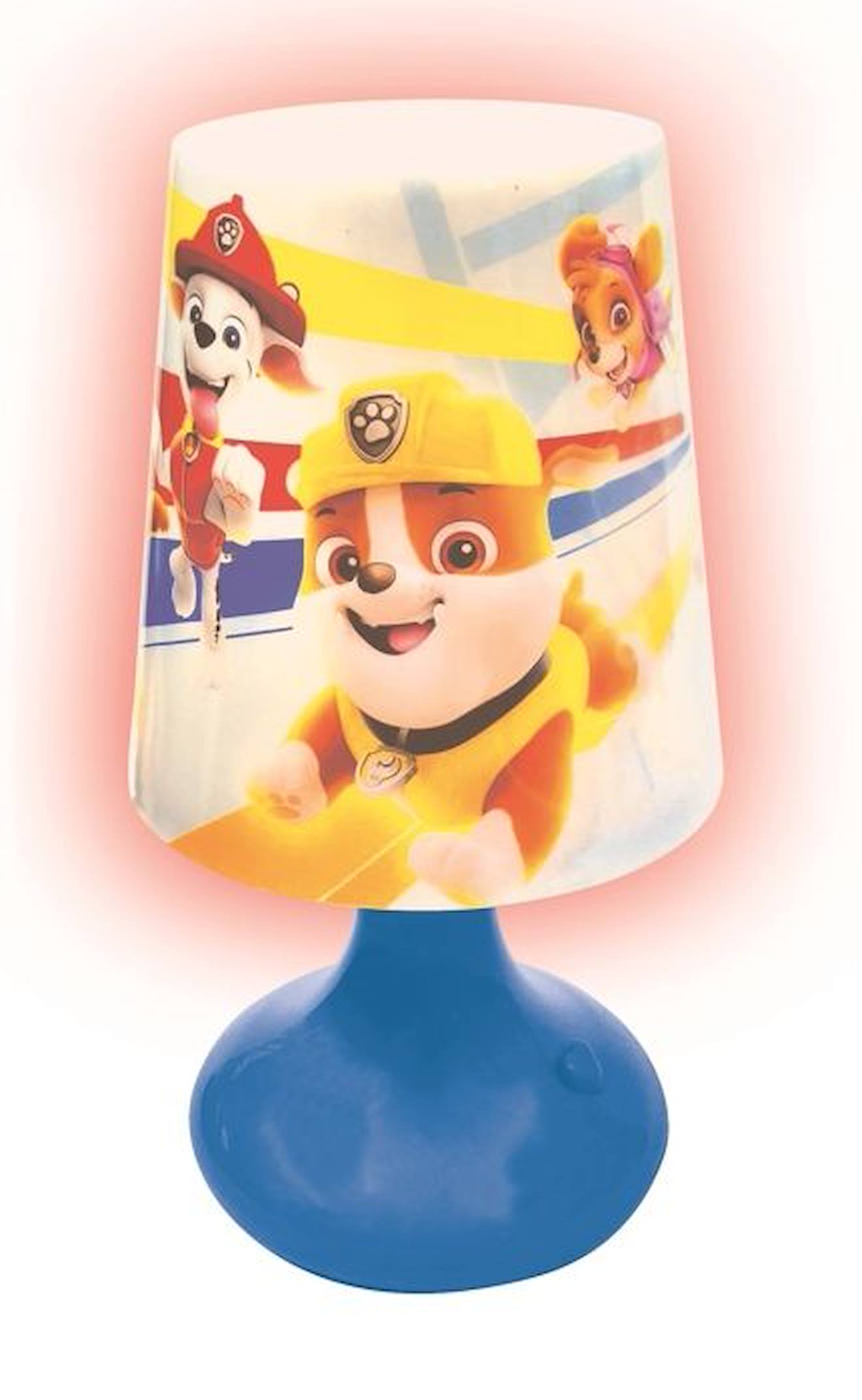 Mini lampe de chevet veilleuse sans fil Pat’ Patrouille bleu