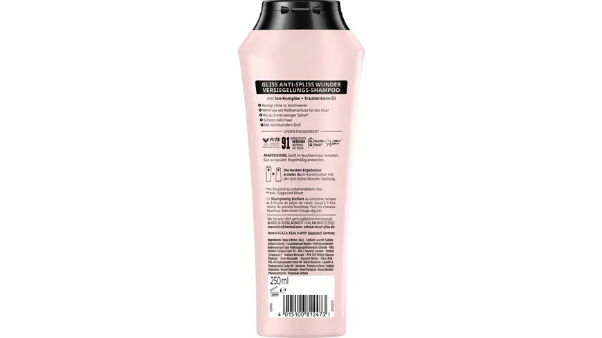GLISS Shampoo Anti-Spliss Wunder 250 ml 250 ml