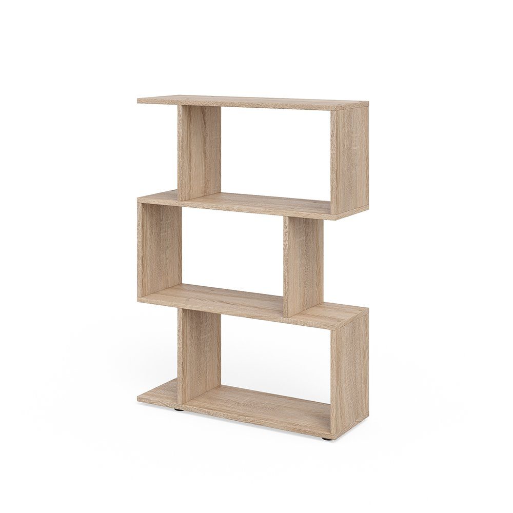 Vicco Raumteiler Bücherregal Standregal LEVIO Klein Sonoma