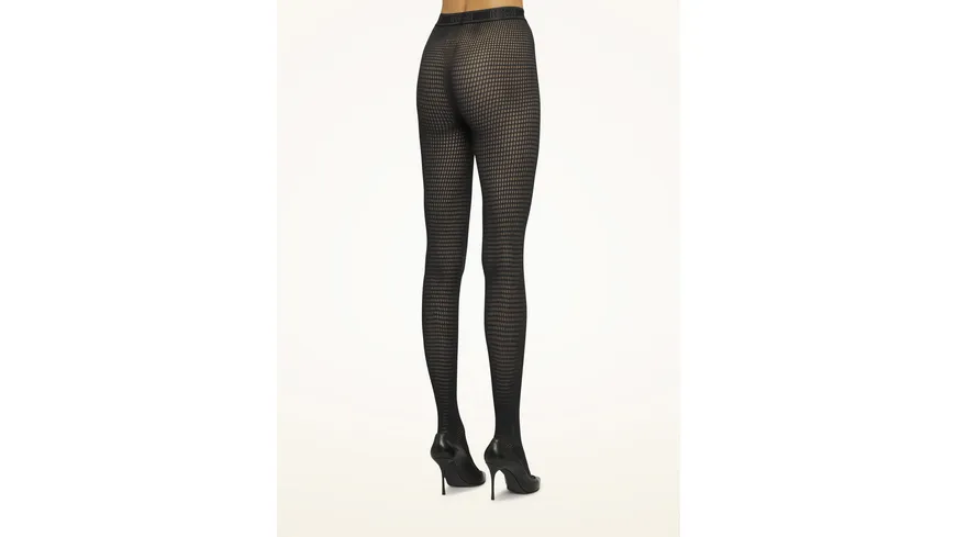 Wolford Damen Netzstrumpfhose Netz Grid black