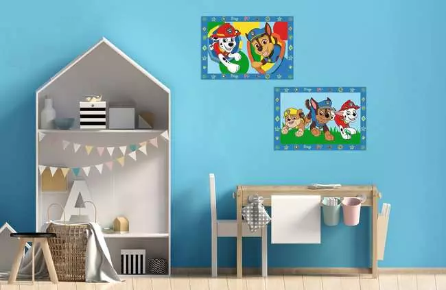CreArt Paw Patrol - Malen nach Zahlen für Kinder ab 5 Jahren