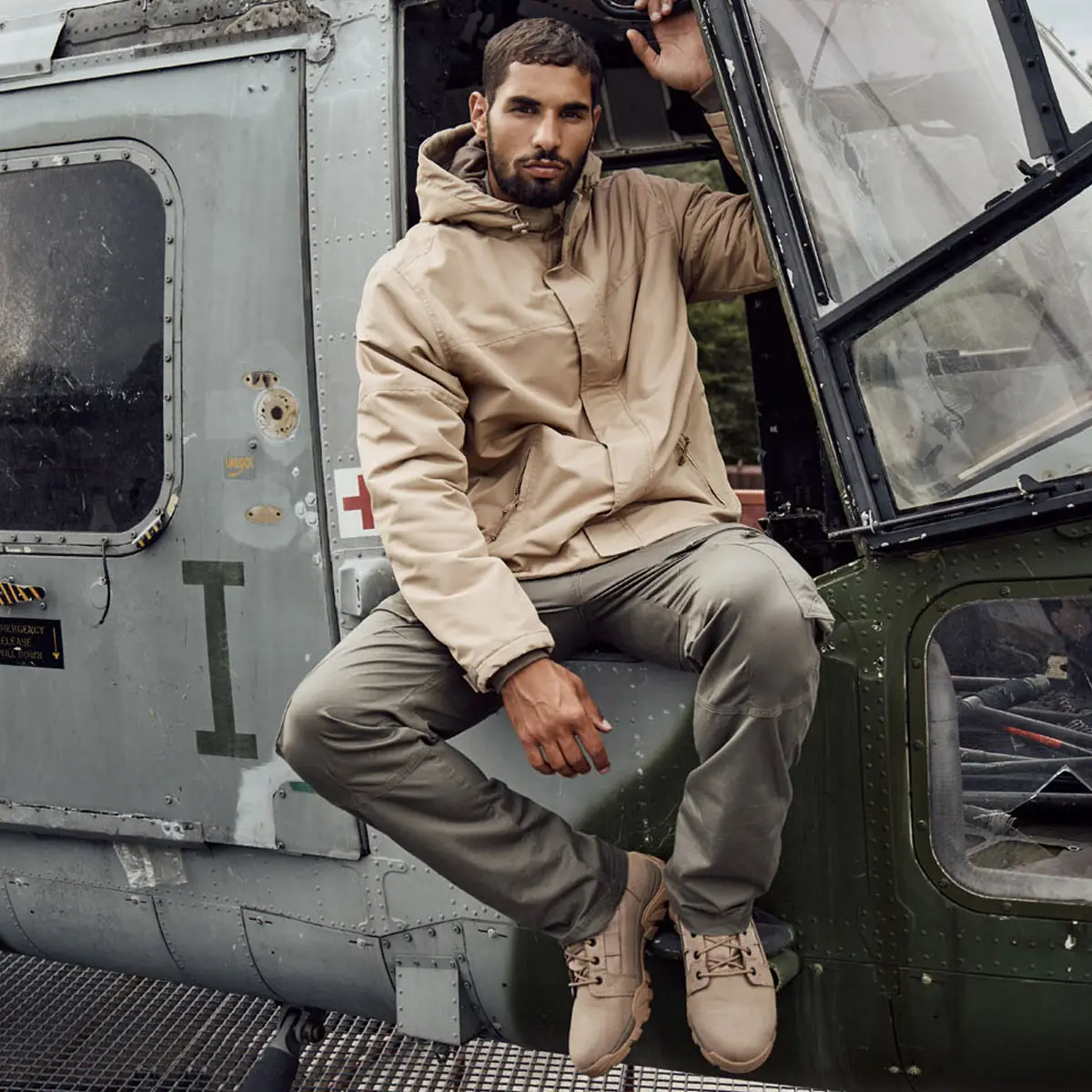 Brandit Windbreaker Frontzip camel