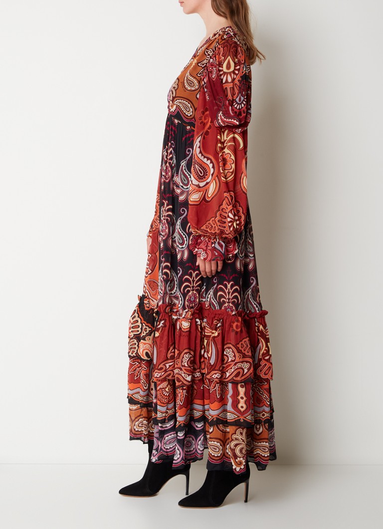Abito lungo a trapezio Farm Rio Sweet Mermaids con stampa paisley