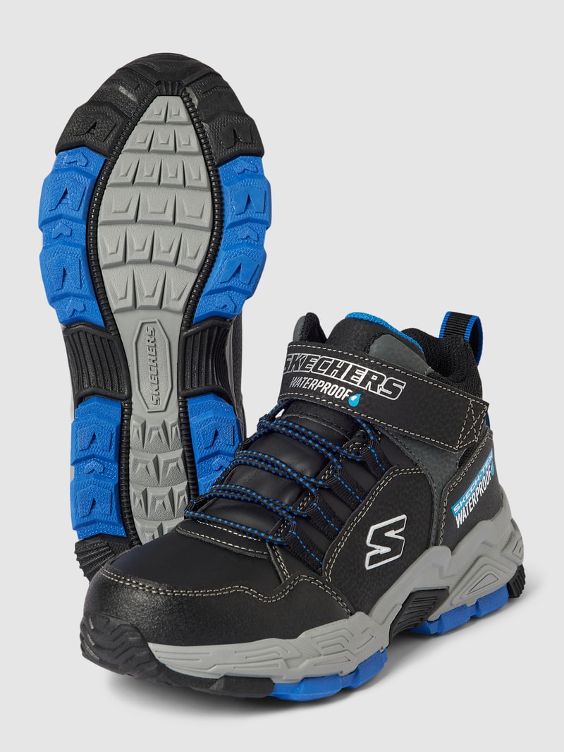Sneaker mit Label-Details Modell 'DROLLIX' in schwarz