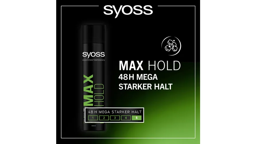 syoss Haarspray Max Hold Haltegrad 5 400 ml