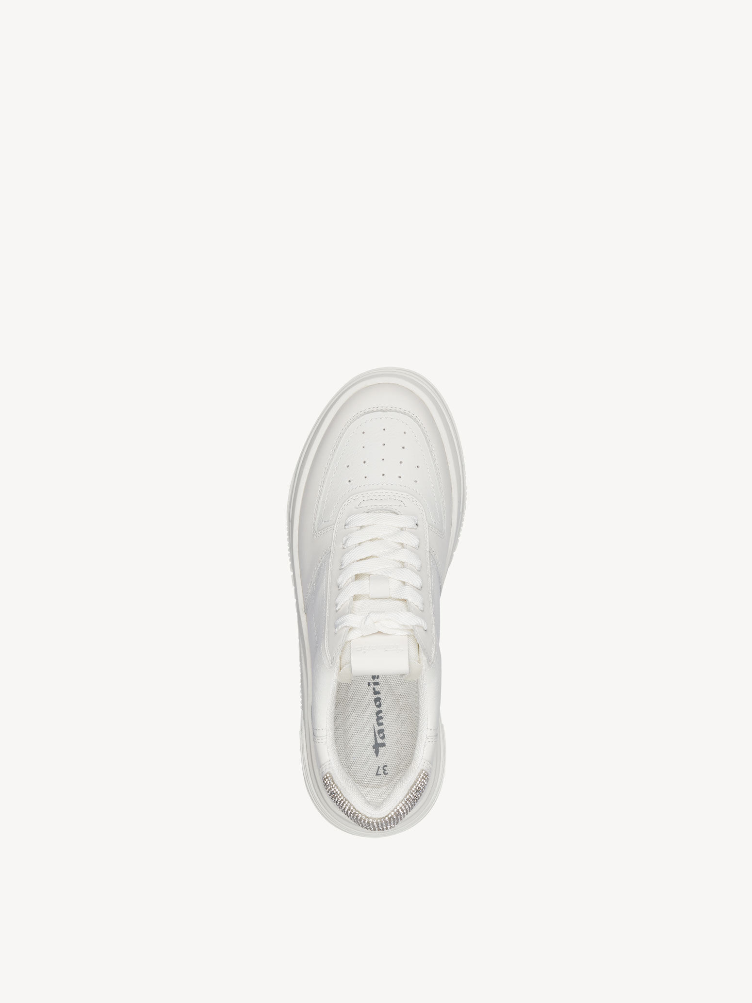Basket en cuir - blanc