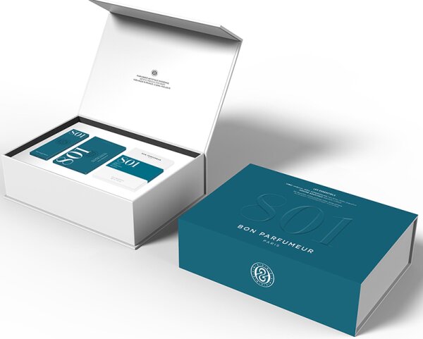 BON PARFUMEUR Gift Box 801 --- 30Ml Edp, 30Ml Hand Cream, 200G Soap Duftset