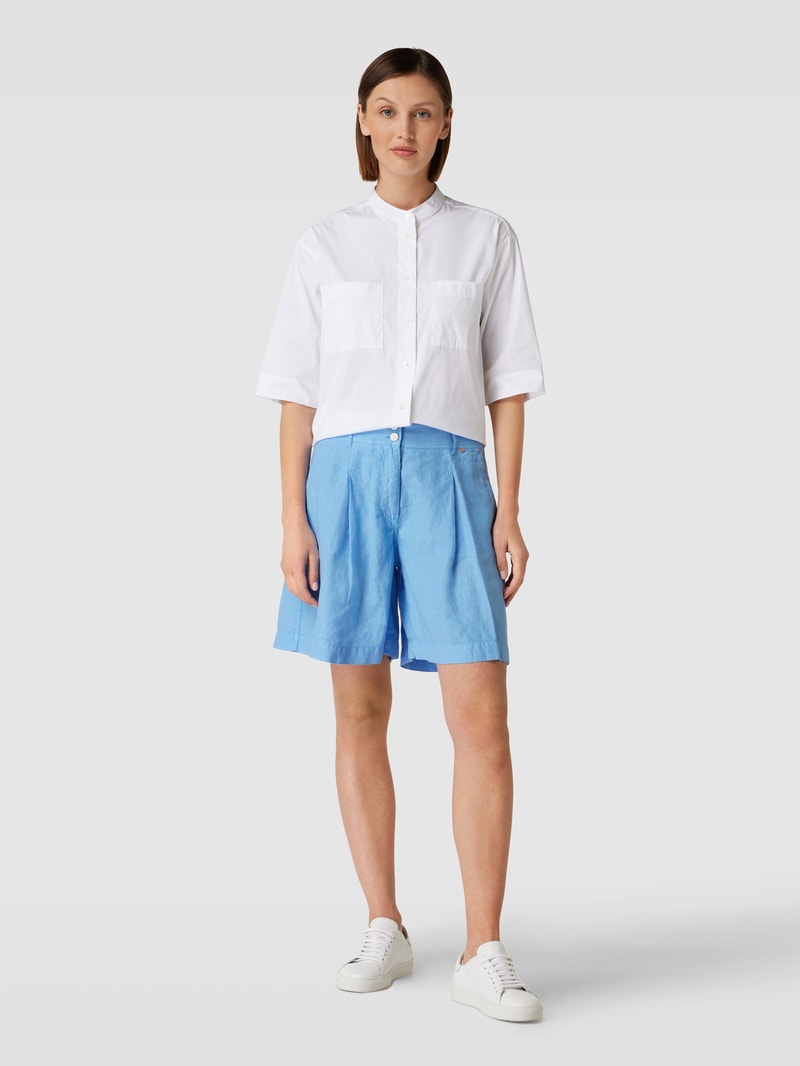 Bermudas mit Gesäßtaschen Modell 'Taweta' in bleu