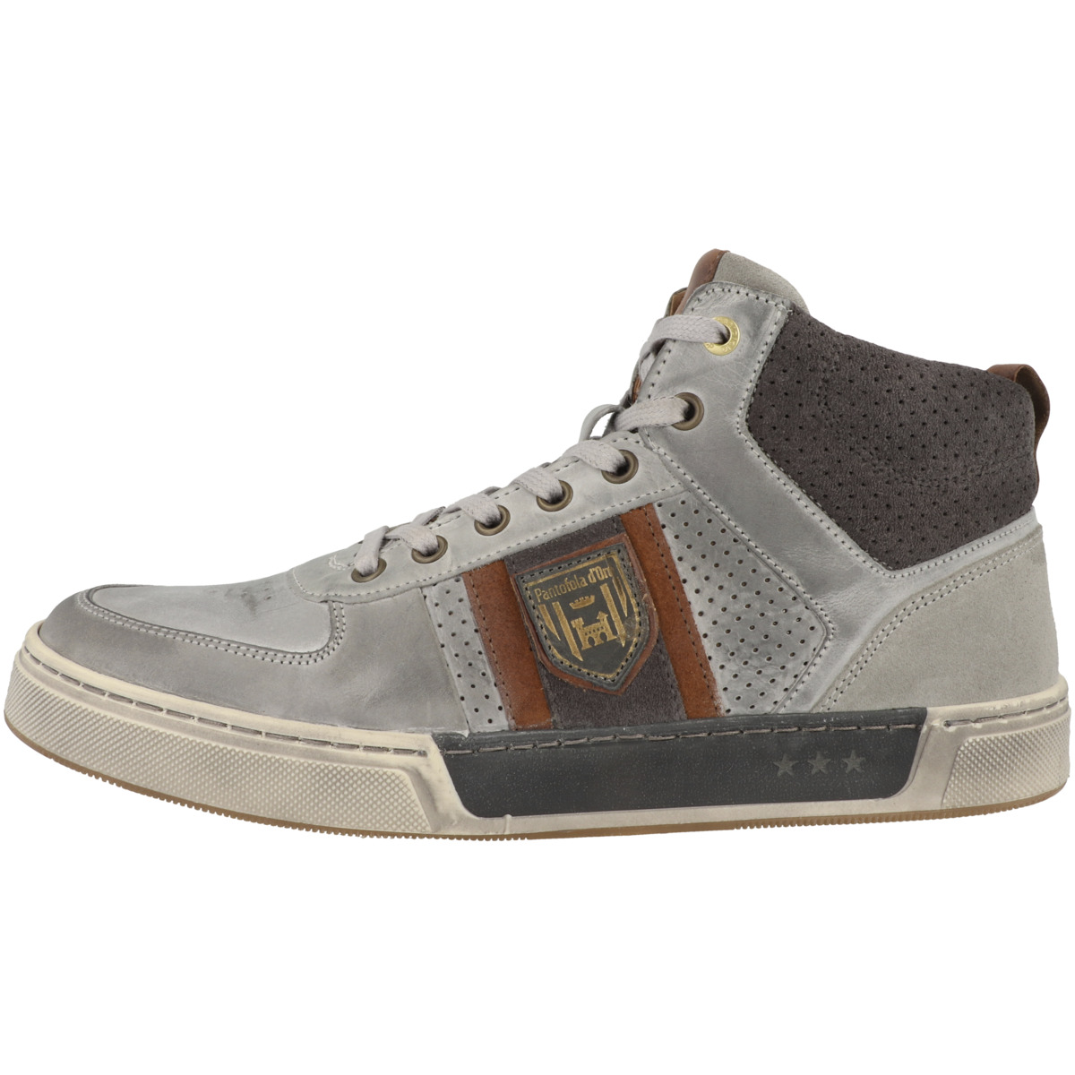 Pantofola d Oro Frederico Uomo Mid Sneaker mid grau