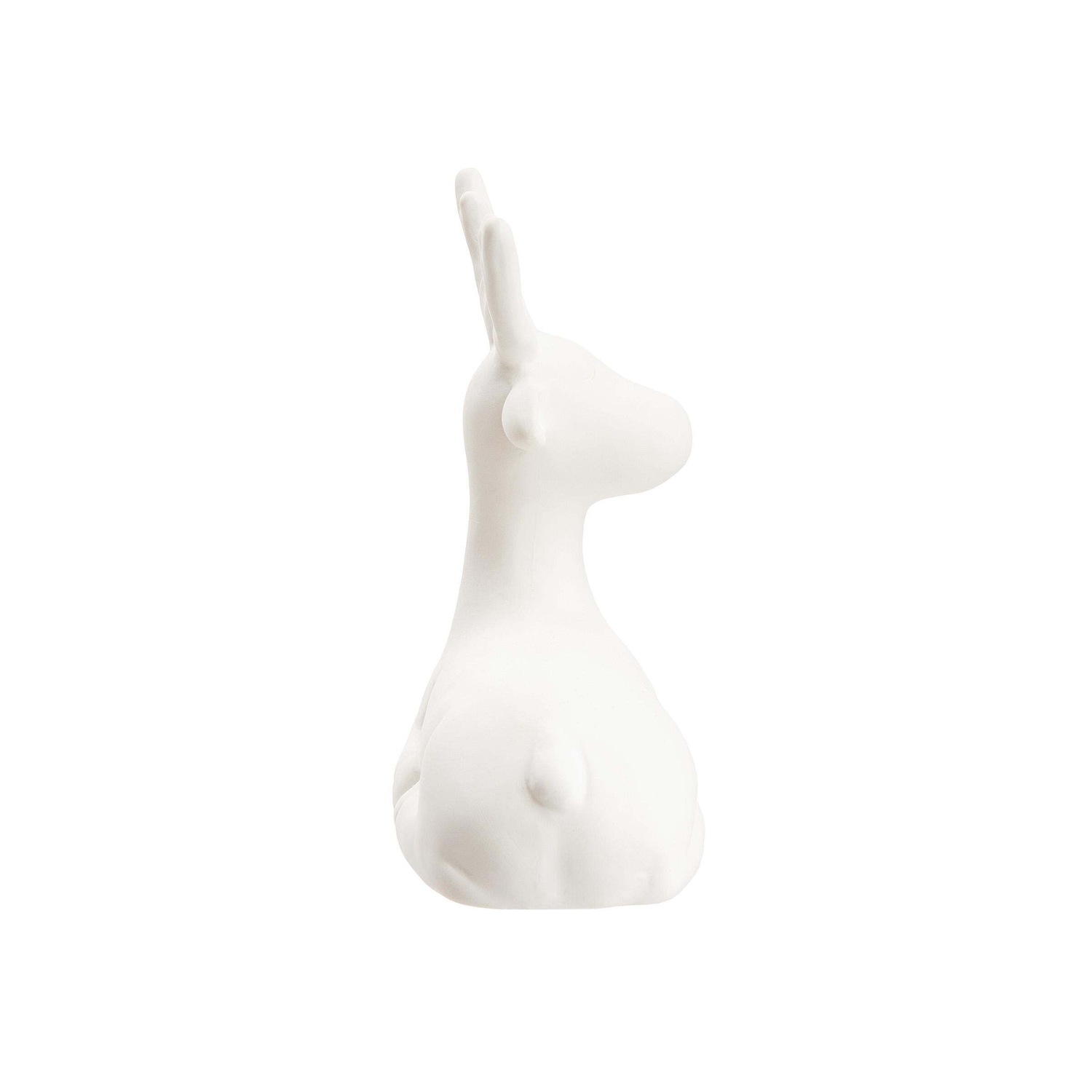 WHITE CHRISTMAS Deko Hirsch liegend B 6 x T 10cm